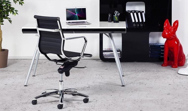 ✓ Chaise de bureau équipée avec appui-tête - Design ergonomique
